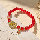 FuAttract Fortune Prosperity & Auspicious Energy Glaze Bead Chinese Dragon Coin FU Bracelet - image 2