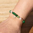 FuAttract Growth Harmony & Positive Energy Green Aventurine Moonstone Unakite Chrysocolla Forest Style Bracelet - image 3