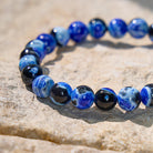 FuAttract Calm Protection & Balance Blue Fire Agate Energy Bracelet - image 5