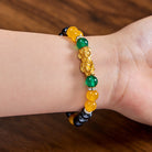 FuAttract Fortune Prosperity & Positive Energy Pixiu Tiger Eye Hematite Bracelet - image 3