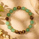 FuAttract Wealth Confidence & Prosperity Tiger Eye Green Aventurine Fortune Bracelet - image 4