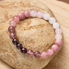 FuAttract Self Love & Emotional Balance Garnet Rose Quartz White Jade Energy Bracelet - image 1
