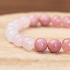 FuAttract Self Love & Emotional Balance Garnet Rose Quartz White Jade Energy Bracelet - image 5