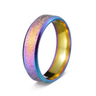 FuAtrract Strength & Protection Double Beveled Edge Matte Stainless Steel Ring  - Multicolor - US 13 - image 9