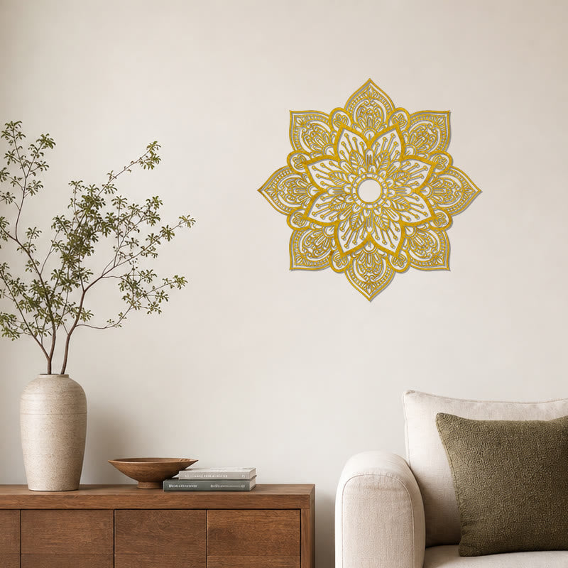 FuAttract Serenity Balance & Spiritual Harmony Mandala Flower Metal Wall Home Art Decor - image 10