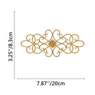 FuAttract Elegance Harmony & Timeless Beauty Scrollwork Metal Wall Decor Home Art Decor - Gold - 7.87"x3.25"x0.04"in/20x8.3x0.1cm - image 15
