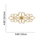 FuAttract Elegance Harmony & Timeless Beauty Scrollwork Metal Wall Decor Home Art Decor - Gold - 9.84"x4.06"x0.04"in/25x10.3x0.1cm - image 16