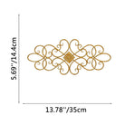 FuAttract Elegance Harmony & Timeless Beauty Scrollwork Metal Wall Decor Home Art Decor - Gold - 13.78"x5.69"x0.04"in/35x14.4x0.1cm - image 17