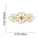 FuAttract Elegance Harmony & Timeless Beauty Scrollwork Metal Wall Decor Home Art Decor - Gold - 17.72"x7.31"x0.04"in/45x18.6x0.1cm - image 18