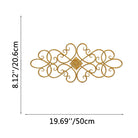 FuAttract Elegance Harmony & Timeless Beauty Scrollwork Metal Wall Decor Home Art Decor - Gold - 19.69"x8.12"x0.04"in/50x20.6x0.1cm - image 19
