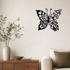 FuAttract Transformation Grace & Renewal Butterfly Floral Metal Wall Decor Home Art Decor - image 1