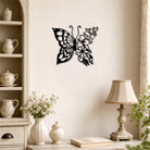 FuAttract Transformation Grace & Renewal Butterfly Floral Metal Wall Decor Home Art Decor - image 2