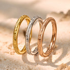 FuAttract Prosperity Luck & Good Fortune Gold FU Stainless Steel Ring - image 6