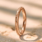FuAttract Prosperity Luck & Good Fortune Gold FU Stainless Steel Ring - US 12 - Rose Gold - image 9
