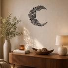 FuAttract Serenity Love & Mystical Beauty Crescent Moon Rose Floral Metal Wall Home Art Decor - image 8
