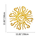 FuAttract Energy Vitality & Positivity Sun Spiral Metal Wall Decor Home Art Decor - Gold - 11.81"x11.81"x0.04"in/30x30x0.1cm - image 13
