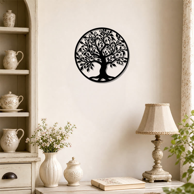 FuAttract Growth Strength & Connection Tree of Life Metal Wall Decor Home Art Decor - image 0
