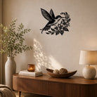 FuAttract Joy Grace & Vitality Hummingbird Floral Metal Wall Decor Home Art Decor - image 8