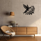 FuAttract Joy Grace & Vitality Hummingbird Floral Metal Wall Decor Home Art Decor - image 9