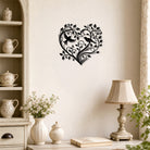 FuAttract Love Harmony & Growth Heart Shaped Tree Birds Metal Wall Decor Home Art Decor - image 8