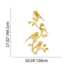 FuAttract Freedom Connection & Growth Four Birds on Branch Metal Wall Decor Home Art Decor - Gold - 10.24x17.32x0.04in/26x44.1x0.1cm - image 17