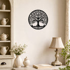 FuAttract Growth Wisdom & Inner Harmony Tree of Life Meditation Buddha Metal Wall Decor Home Art Decor - image 10