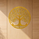 FuAttract Growth Wisdom & Inner Harmony Tree of Life Meditation Buddha Metal Wall Decor Home Art Decor - image 11