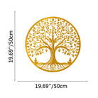FuAttract Growth Wisdom & Inner Harmony Tree of Life Meditation Buddha Metal Wall Decor Home Art Decor - Gold - 19.69x19.69x0.04in/50x50x0.1cm - image 18