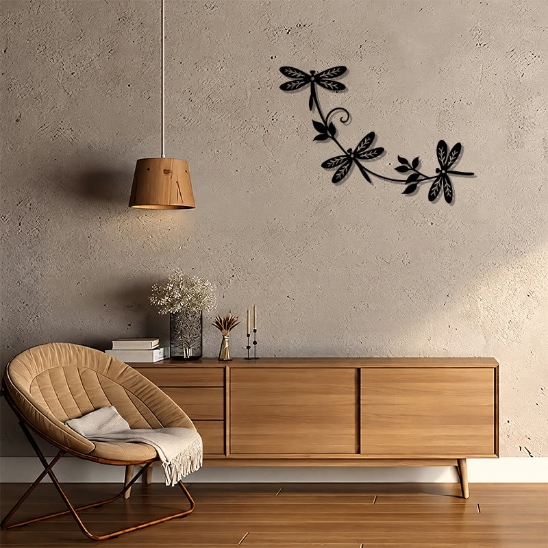 FuAttract Transformation Renewal & Freedom Dragonfly Metal Wall Decor Home Art Decor - image 6
