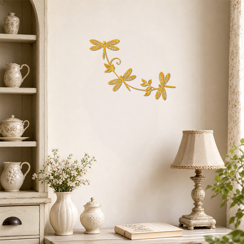 FuAttract Transformation Renewal & Freedom Dragonfly Metal Wall Decor Home Art Decor - image 9