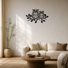 FuAttract Wisdom Connection & Protection Owl Metal Wall Decor Home Art Decor - image 2