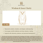 FuAttract Wisdom Connection & Protection Owl Metal Wall Decor Home Art Decor - image 20