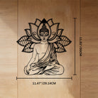 FuAttract Wisdom Serenity & Inner Harmony Buddha Lotus Metal Wall Decor Home Art Decor - image 3