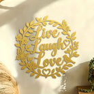 FuAttract Positivity Joy & Happiness Live Laugh Love Metal Wall Decor Home Art Decor - image 14