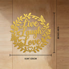 FuAttract Positivity Joy & Happiness Live Laugh Love Metal Wall Decor Home Art Decor - image 17