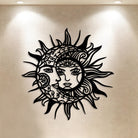 FuAttract Balance Mystery & Cosmic Harmony Sun And Moon Metal Wall Decor Home Art Decor - image 0