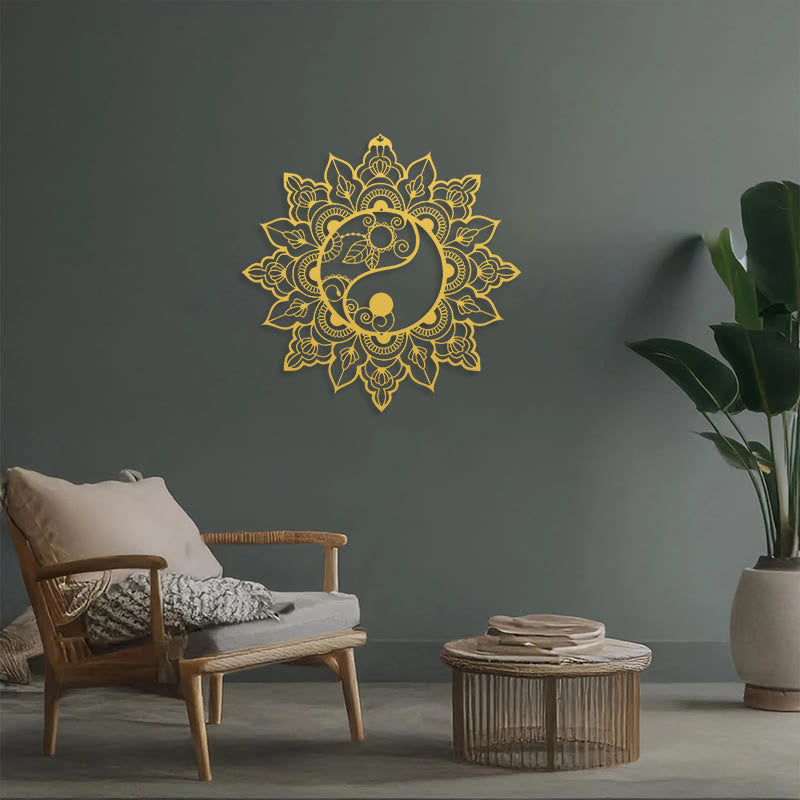 FuAttract Balance Clarity & Spiritual Growth Yin Yang Mandala Metal Wall Decor Home Art Decor - image 22