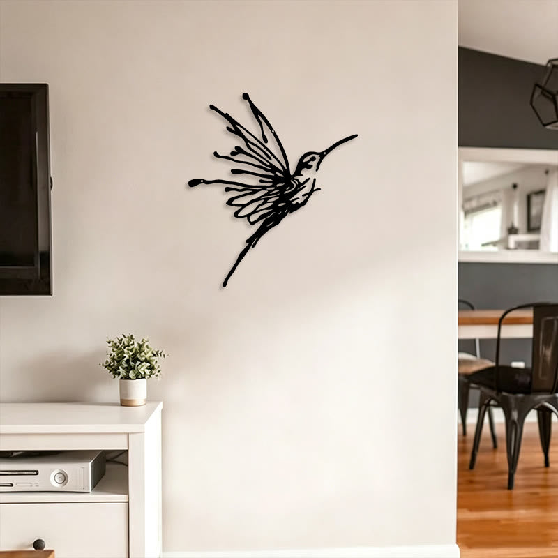 FuAttract Joy Resilience & Freedom Hummingbird Metal Wall Decor Home Art Decor - image 9