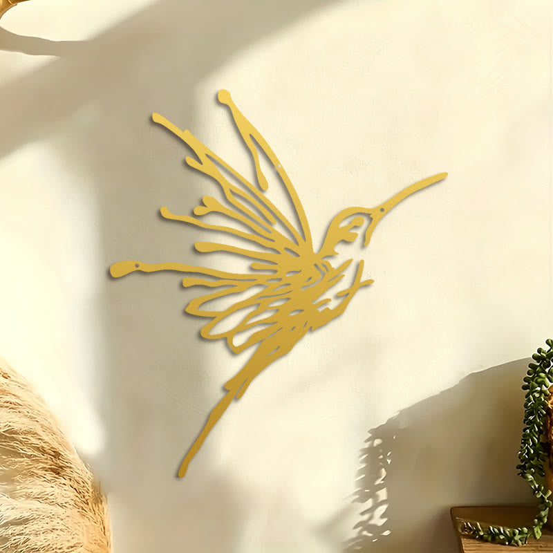 FuAttract Joy Resilience & Freedom Hummingbird Metal Wall Decor Home Art Decor - image 12