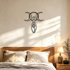 FuAttract Intuition Feminine Energy & Transformation Triple Moon Goddess Metal Wall Decor Home Art Decor - image 9