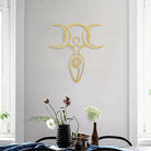 FuAttract Intuition Feminine Energy & Transformation Triple Moon Goddess Metal Wall Decor Home Art Decor - image 11
