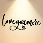 FuAttract Romantic Affection & Devotion Love You More Metal Wall Decor Home Art Decor - image 0