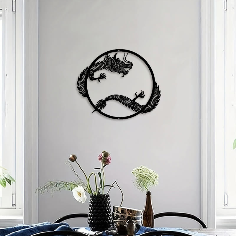 FuAttract Strength Protection & Good Fortune Dragon Metal Wall Decor Home Art Decor - image 10