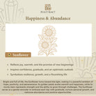 FuAttract Positivity Hope & Renewal Sunflower Crescent Moon Metal Wall Decor Home Art Decor - image 21