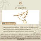 FuAttract Joy Grace & Vitality Hummingbird Floral Metal Wall Decor Home Art Decor - image 21